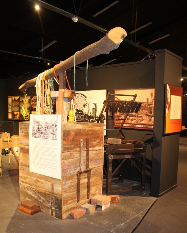 Feilding Museum brickworks paddle auger