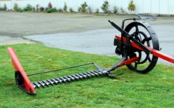 Single Wheeled Grain Mower