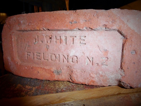 A kimbolton brick at Coach House Museum NZ
